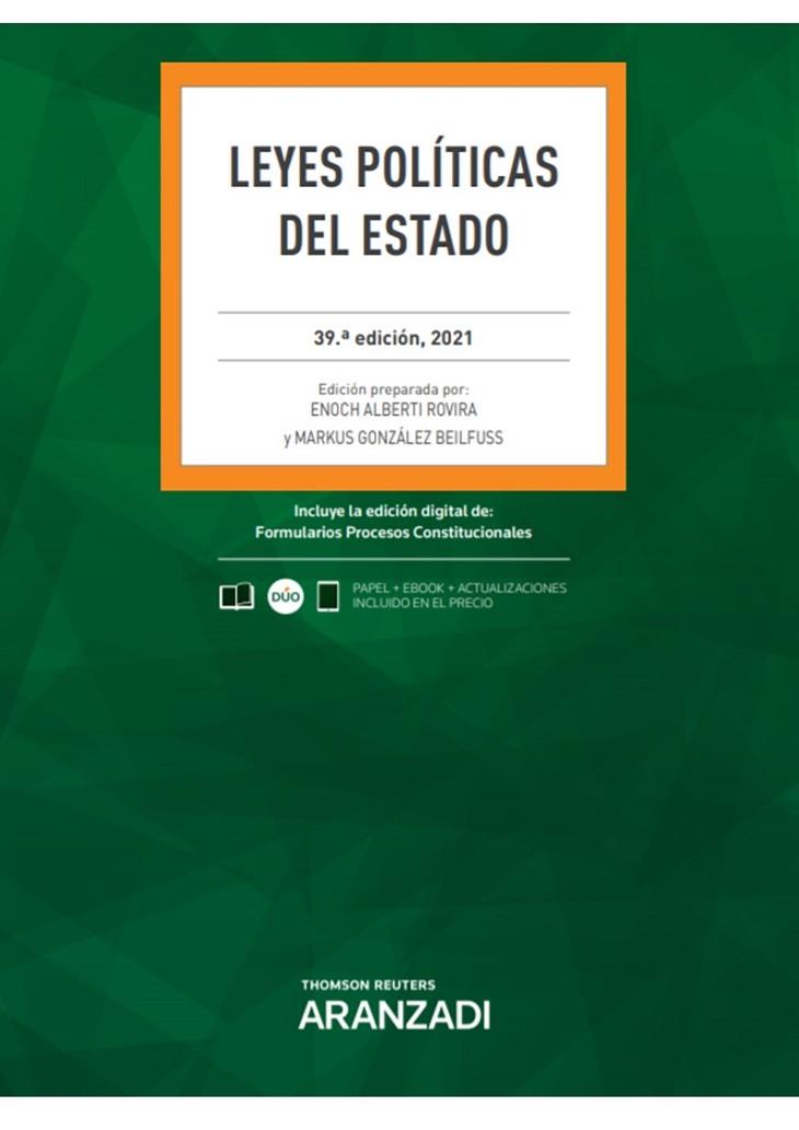 LEYES POLÍTICAS DEL ESTADO | 9788413905716 | VVAA