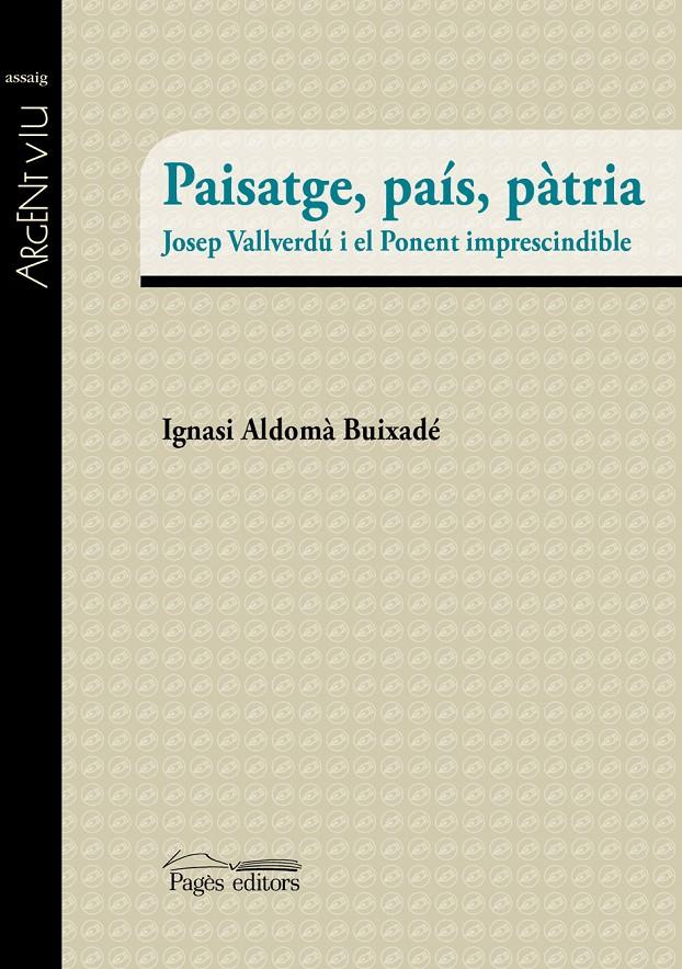 PAISATGE PAIS PATRIA | 9788499757094 | ALDOMA BUIXADE, IGNASI