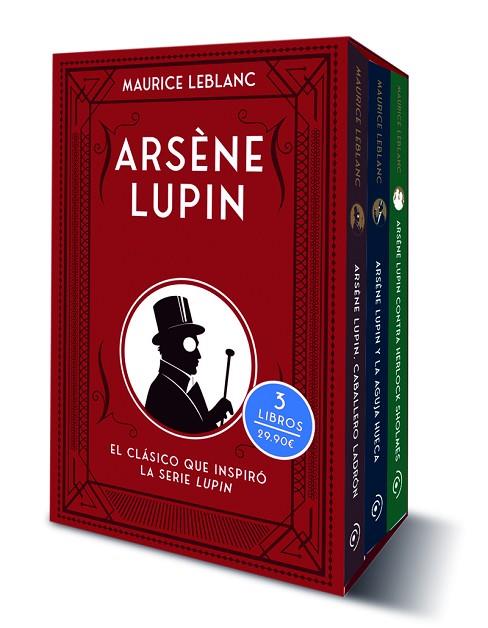 Estuche colección Arsène Lupin | 9788419004628 | MAURICE LEBLANC