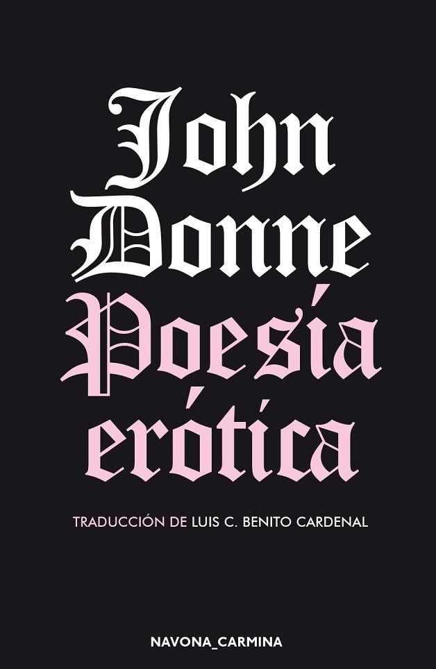 POESIA EROTICA | 9788417181376 | JOHN DONNE
