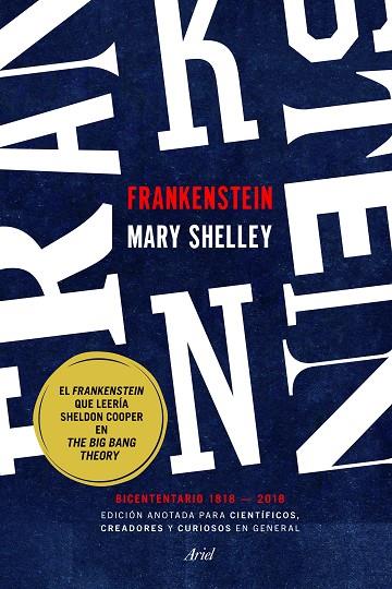 FRANKENSTEIN BICENTENARIO 1818-2018 | 9788434427143 | MARY SHELLEY