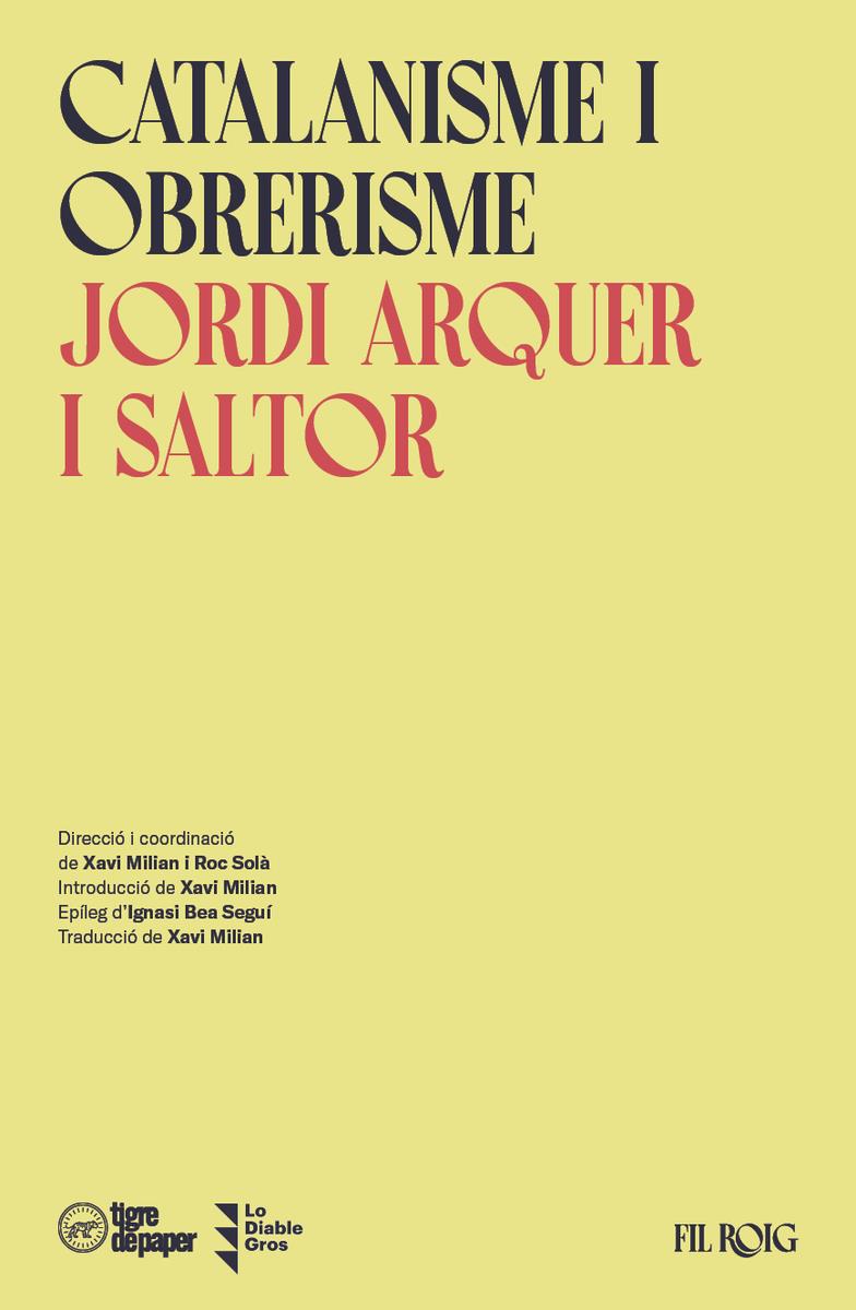 Catalanisme i obrerisme | 9788418705533 | JORDI ARQUER I SALTOR