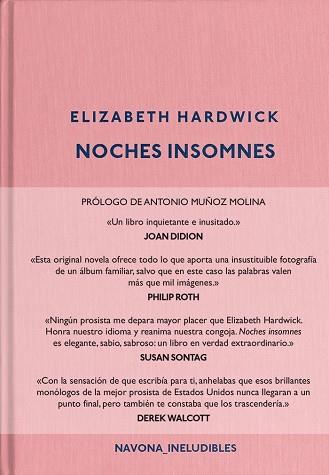 NOCHES INSOMNES | 9788417181284 |  ELIZABETH HARDWICK