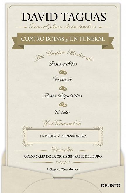 CUATRO BODAS Y UN FUNERAL | 9788423418237 | TAGUAS COEJO, DAVID