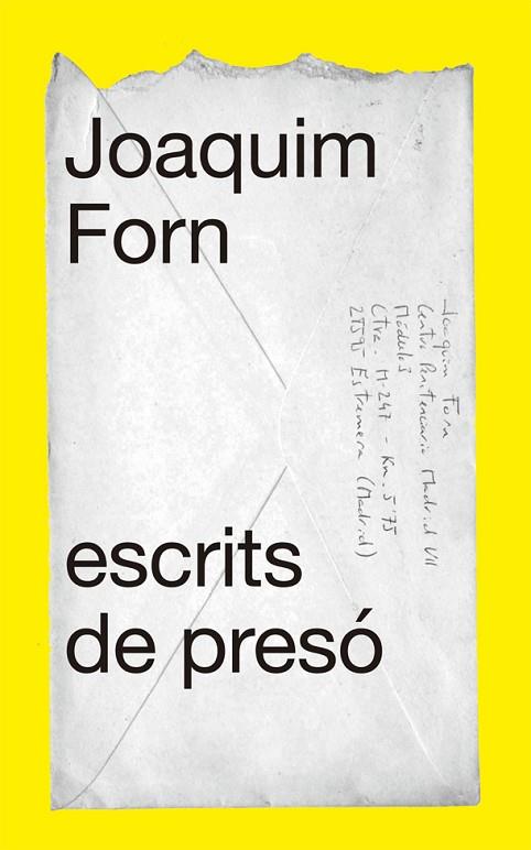ESCRITS DE PRESO | 9788441232006 | JOAQUIM FORN