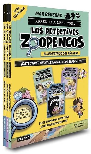 Pack Aprende a leer con Los Detectives Zoopencos del 1 al 3 Elige tu historia | 9788408285960 | Mar Benegas