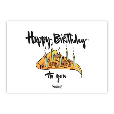 POSTAL HAPPY BIRTHDAY TO YOU PIZZA  | 4021766275682 | PPD