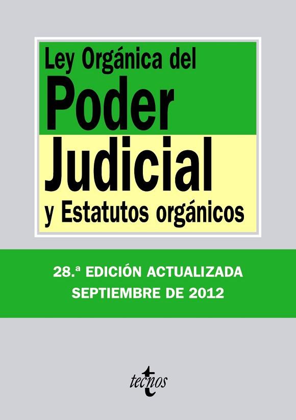 LEY ORGANICA DE PODER JUDICIAL | 9788430955596 | VV.AA.
