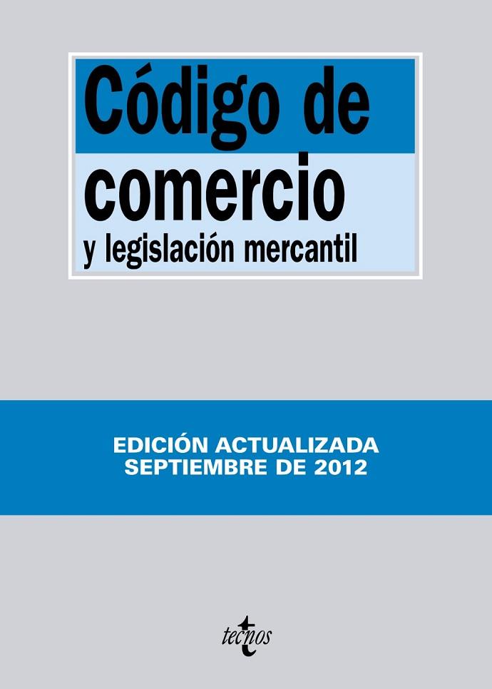 CODIGO DE COMERCIO Y LEGISLACION MERCANTIL 28 ED | 9788430955565