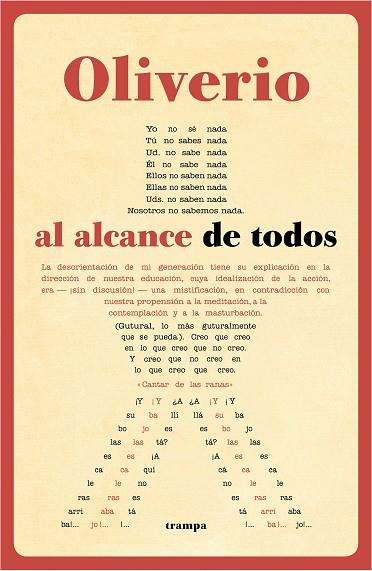 OLIVERIO AL ALCANCE DE TODOS | 9788494914003 | OLIVERIO GIRONDO