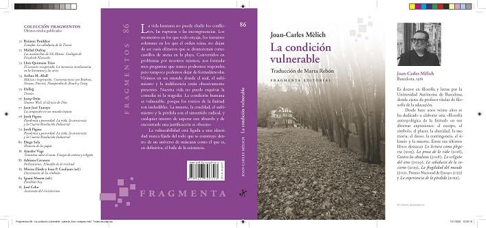 La condición vulnerable | 9788417796723 | Joan-Carles Mèlich