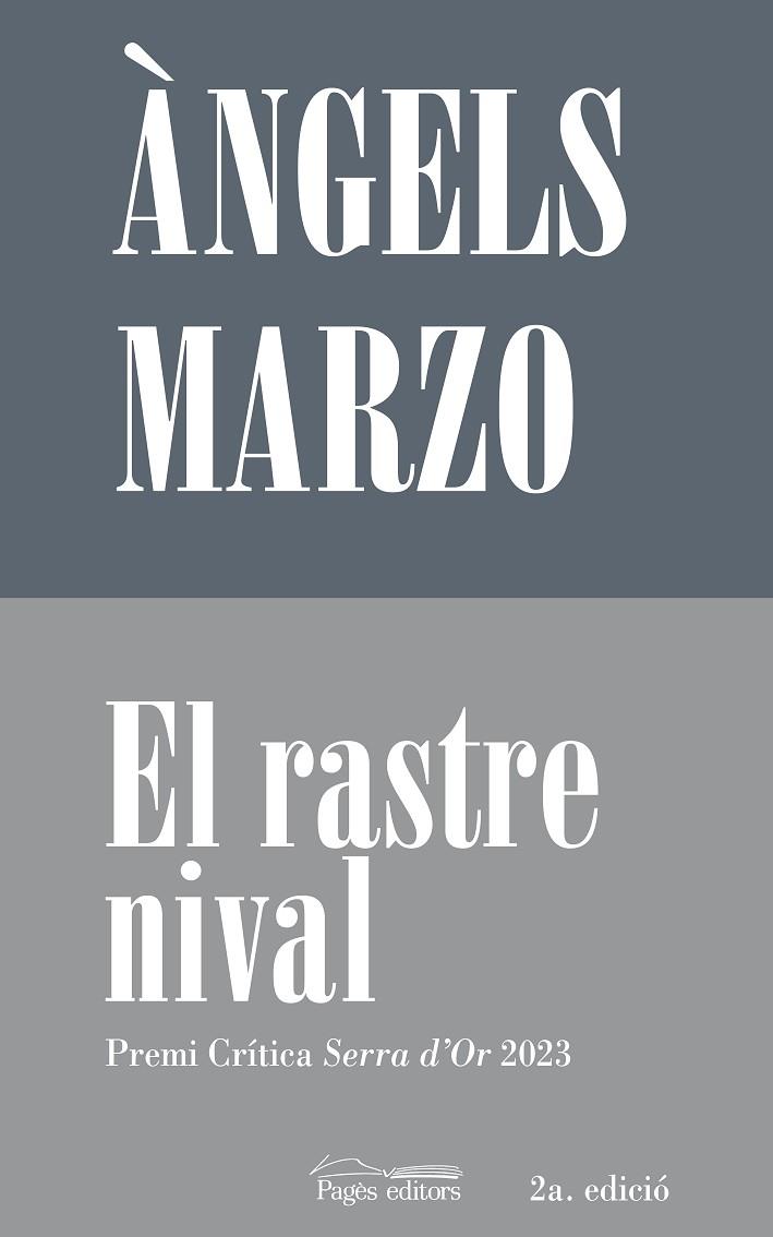 EL RASTRE NIVAL | 9788413033525 | ANGELS MARZO TORRES