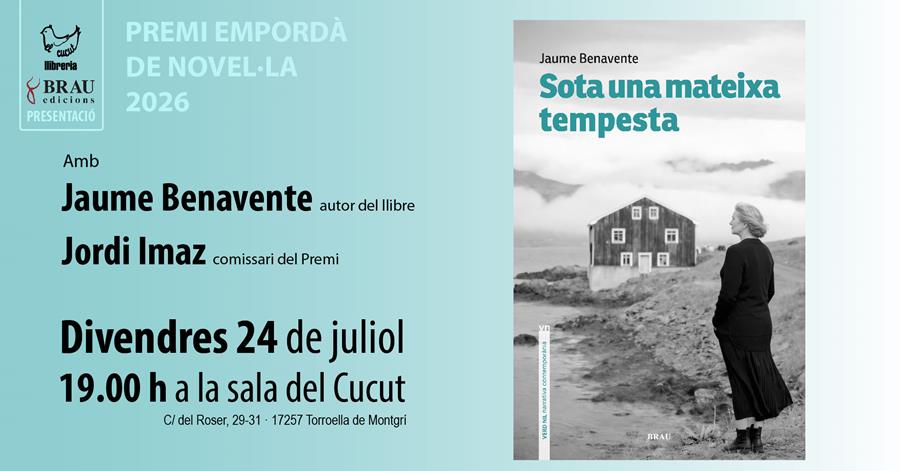 Presentació de "Sota una mateixa tempesta" de Jaume Benavente - 