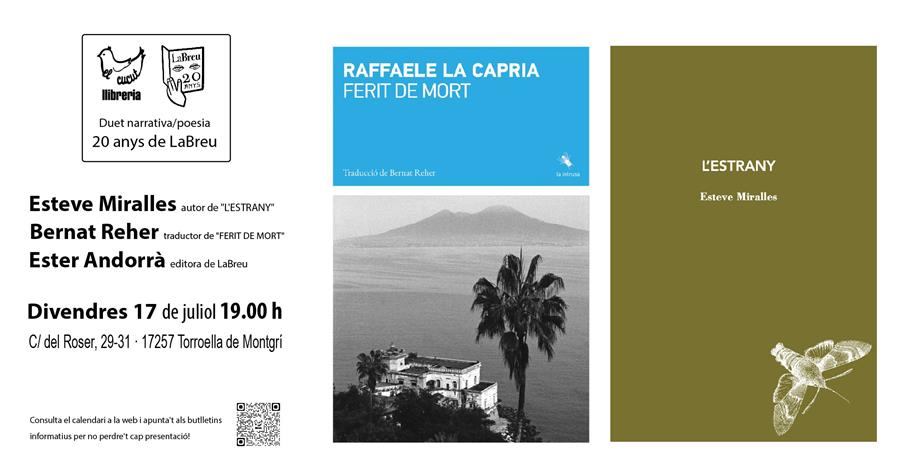 Duet narrativa/poesia FERIT DE MORT i L'ESTRANY - 