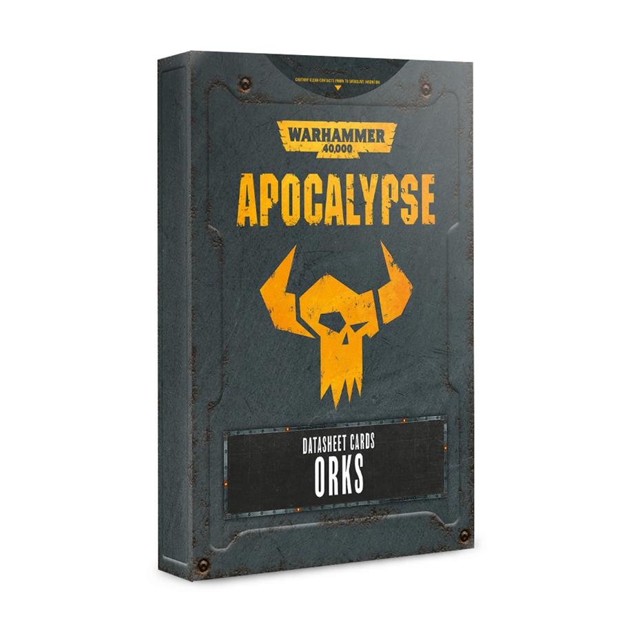 APOCALYPSE DATASHEETS: ORKS (ENG) | 5011921125524 | GAMES WORKSHOP