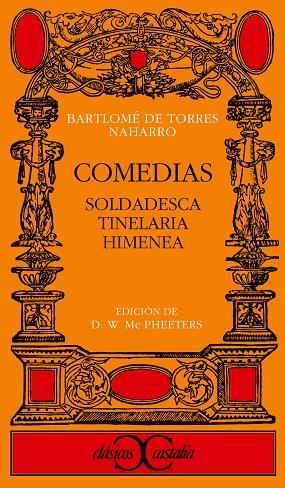 Comedias | 9788470390296 | Bartolomé Torres Naharro