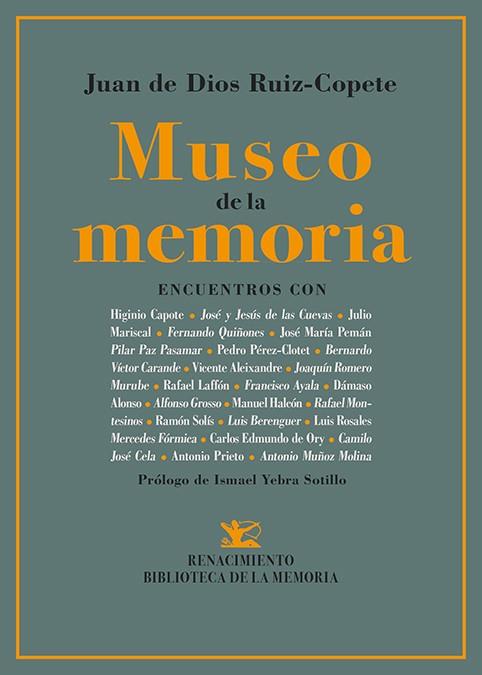 Museo de la memoria | 9788410148529 | JUAN DE DIOS RUIZ-COPETE