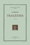 Tragèdies vol. VII | 9788498593662 | EURIPIDES
