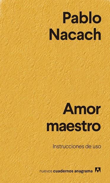Amor maestro | 9788433916402 | Pablo Nacach