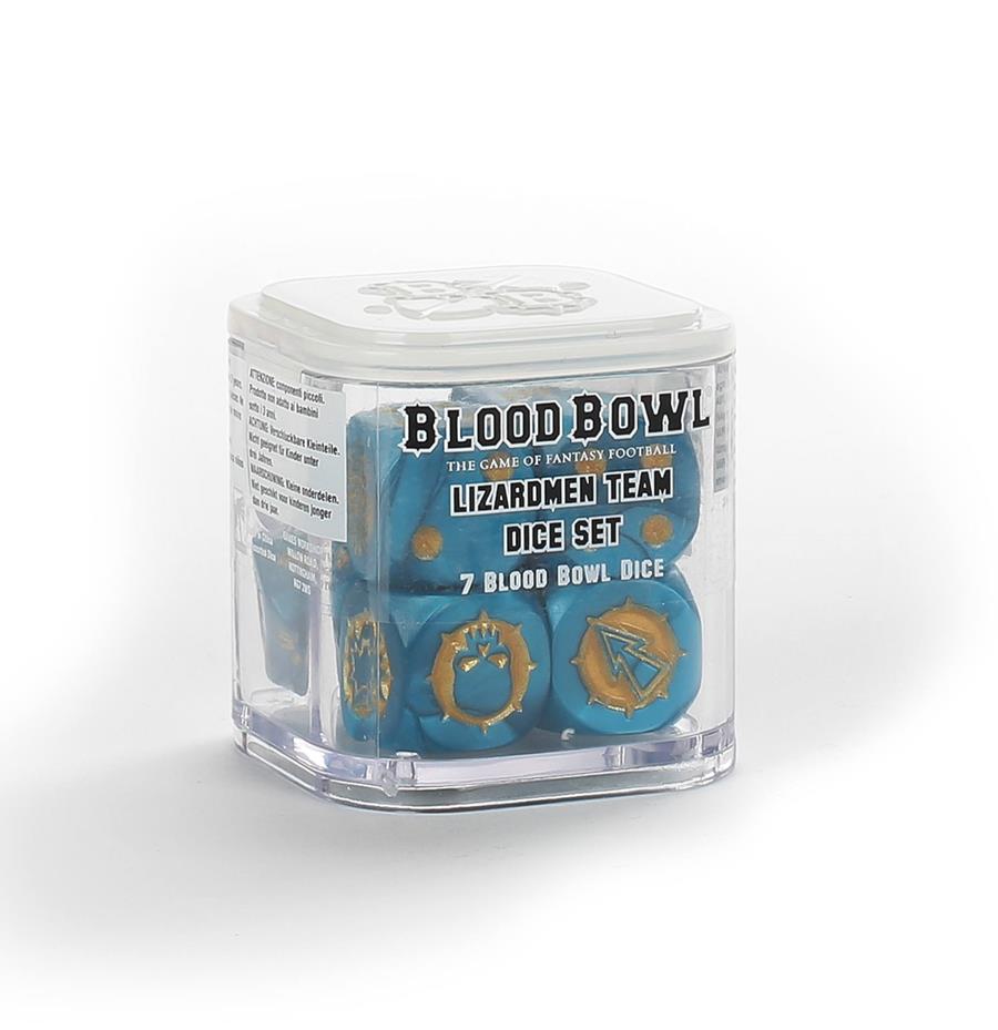 BLOOD BOWL: LIZARDMEN TEAM DICE SET | 5011921119042 | GAMES WORKSHOP