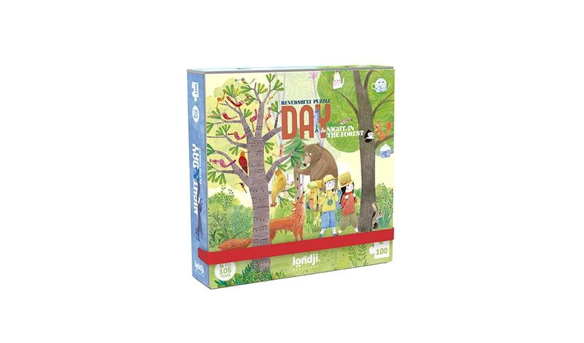 REVERSIBLE PUZZLE DAY & NIGT IN FOREST | 8436580423106 | LONDJI