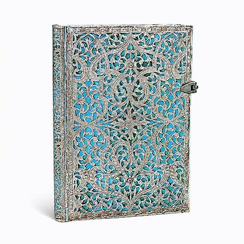 SILVER FILIGREE COLLECTION MAYA BLUE MIDI LINED  | 9781439725627 | PAPERBLANKS