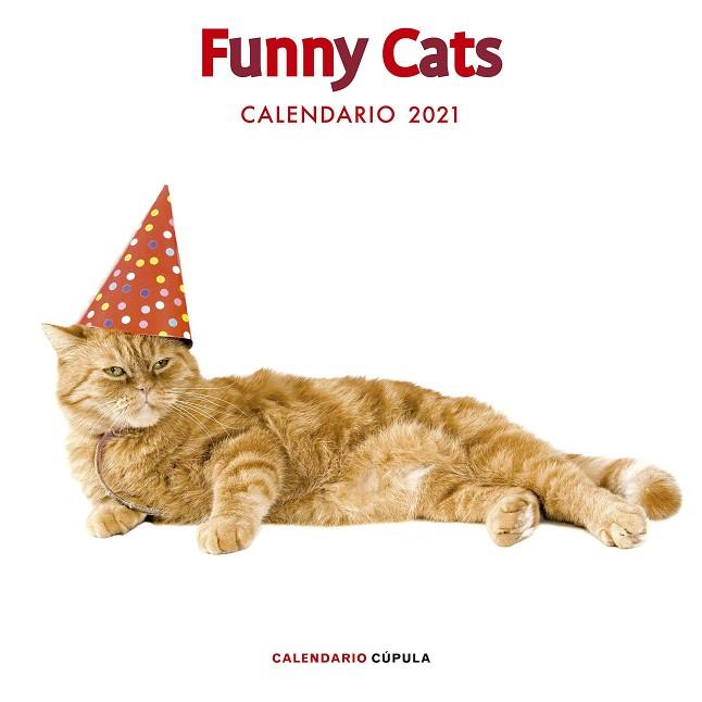 CALENDARI DE PARET 2021 FUNNY CATS  | 9788448027674 | VVAA
