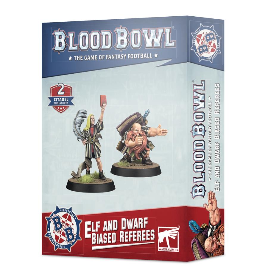 BLOOD BOWL ELF AND DWARF BIASED REFEREES | 5011921145973 | GAMES WORKSHOP