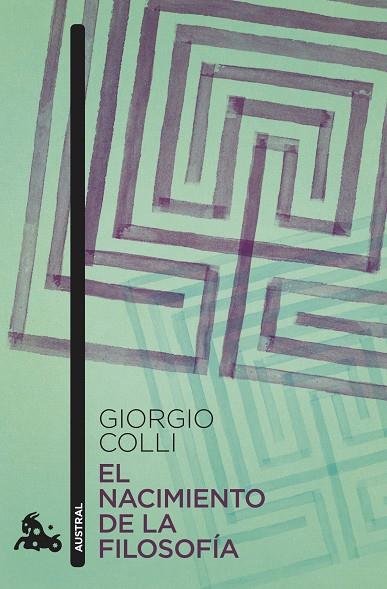 El nacimiento de la filosofía | 9788490669600 | Giorgio Colli