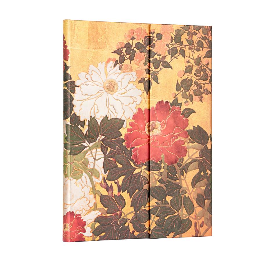 RINPA FLORALS NATSU ULTRA UNLINED 144 PAGES 120GSM HARDCOVER JOURNAL  | 9781439796085 | PAPERBLANKS