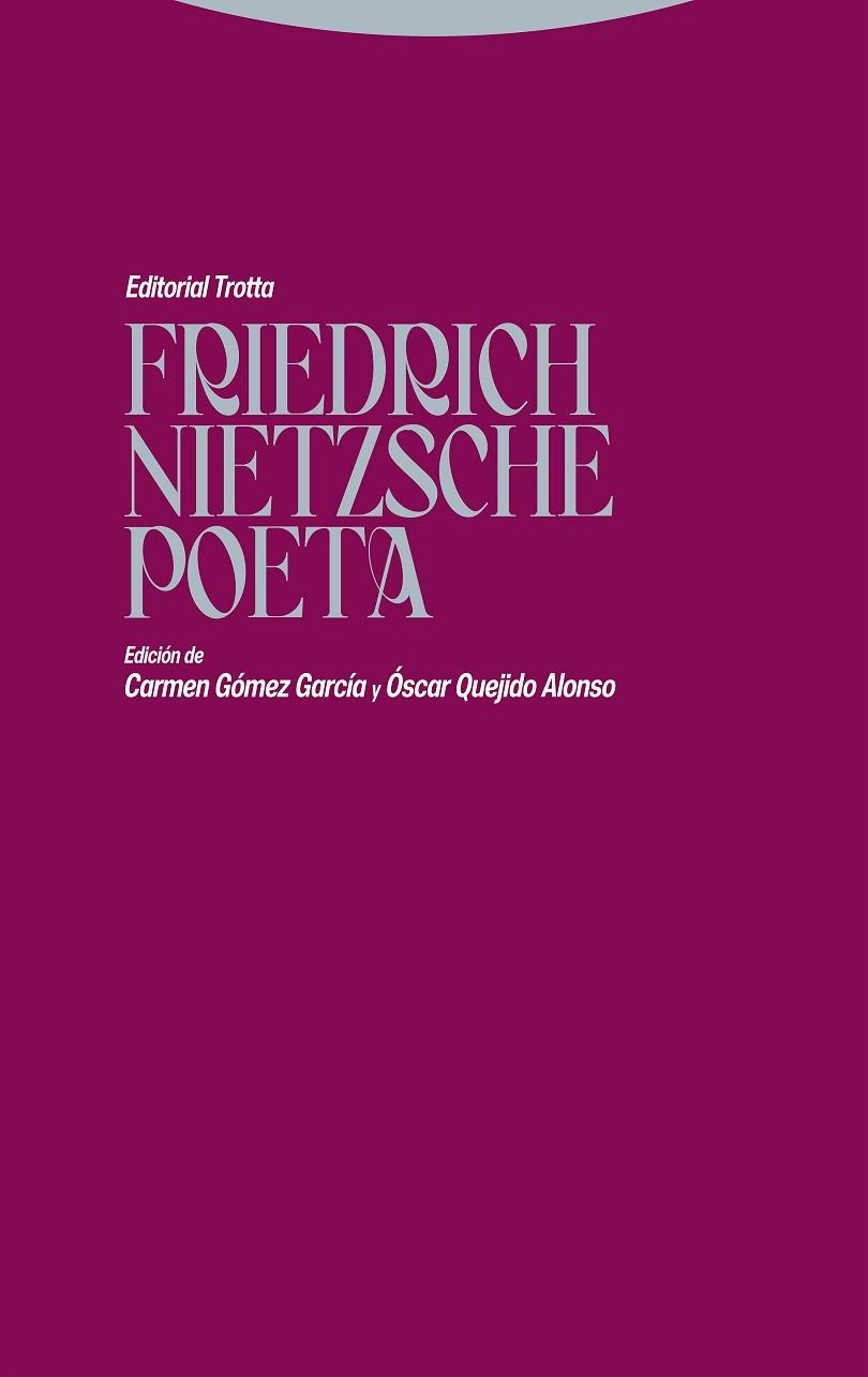 Friedrich Nietzsche poeta | 9788413640570 | GOMEZ & QUEJIDO