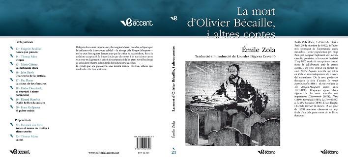 LA MORT D'OLIVIER BECAILLE I ALTRES CONTES | 9788493924706 | EMILE ZOLA