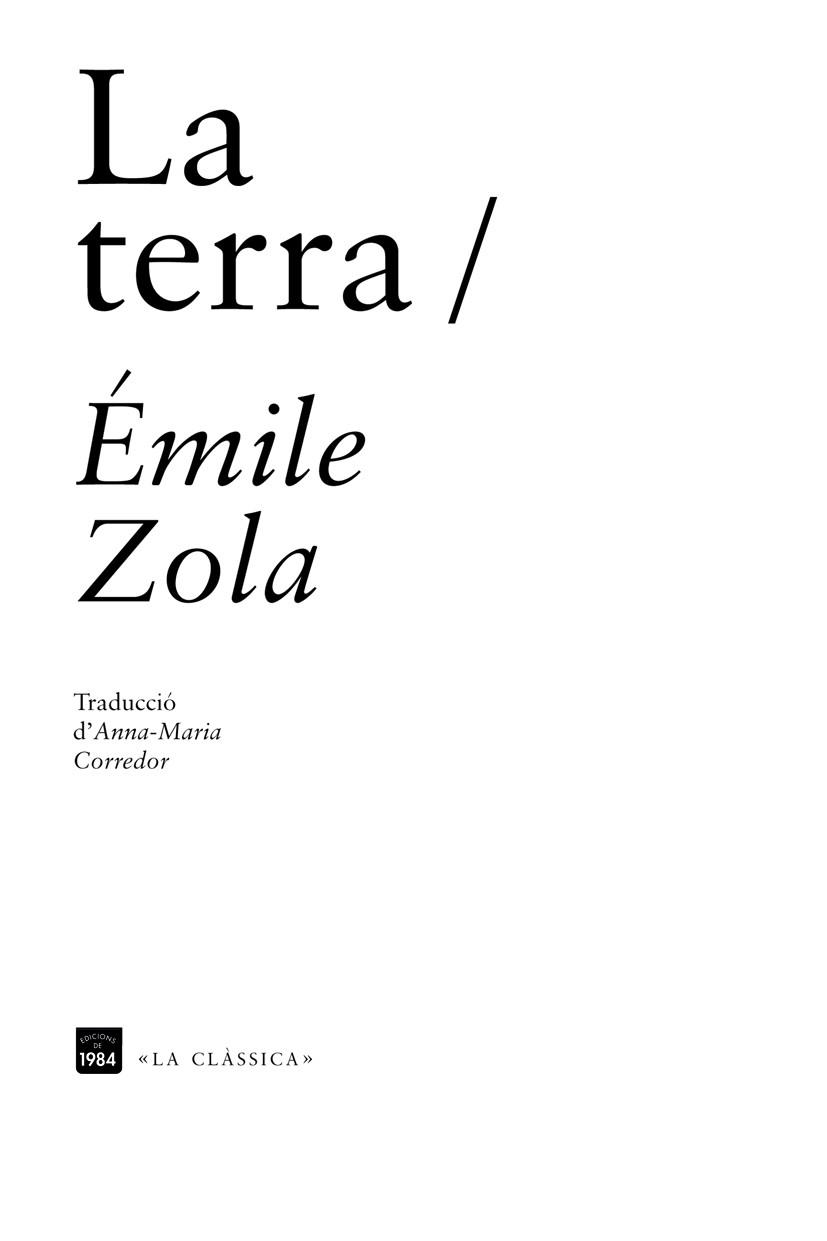 LA TERRA | 9788492440764 | EMILE ZOLA