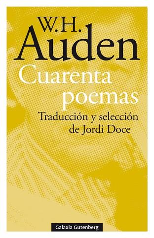 Cuarenta poemas | 9788417971618 | W.H. Auden