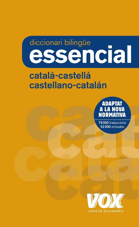 DICCIONARI ESSENCIAL CASTELLANO-CATALÁN / CATALÀ-CASTELLÀ | 9788499742717 | VOX EDITORIAL