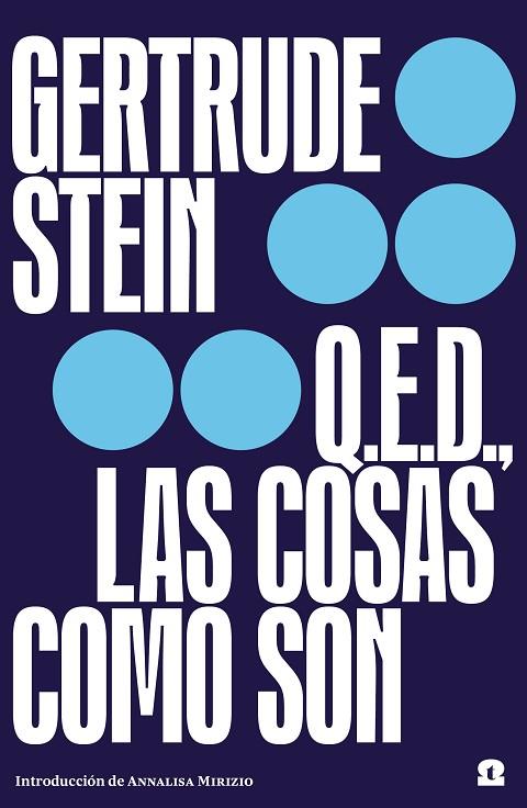 Q.E.D. Las cosas como son | 9788418469053 | Gertrude Stein