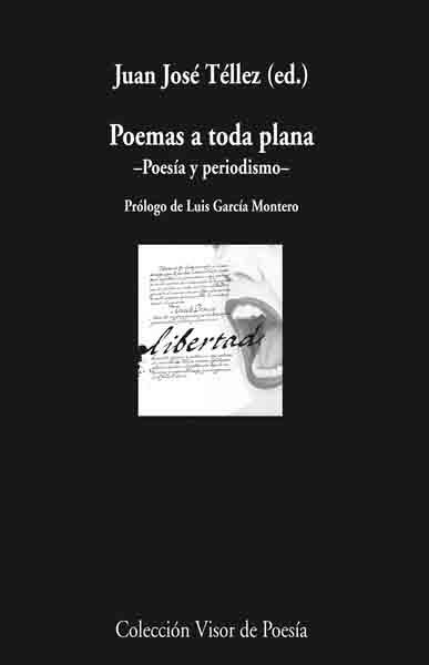 Poemas a toda plana | 9788498957310 | Juan José Téllez
