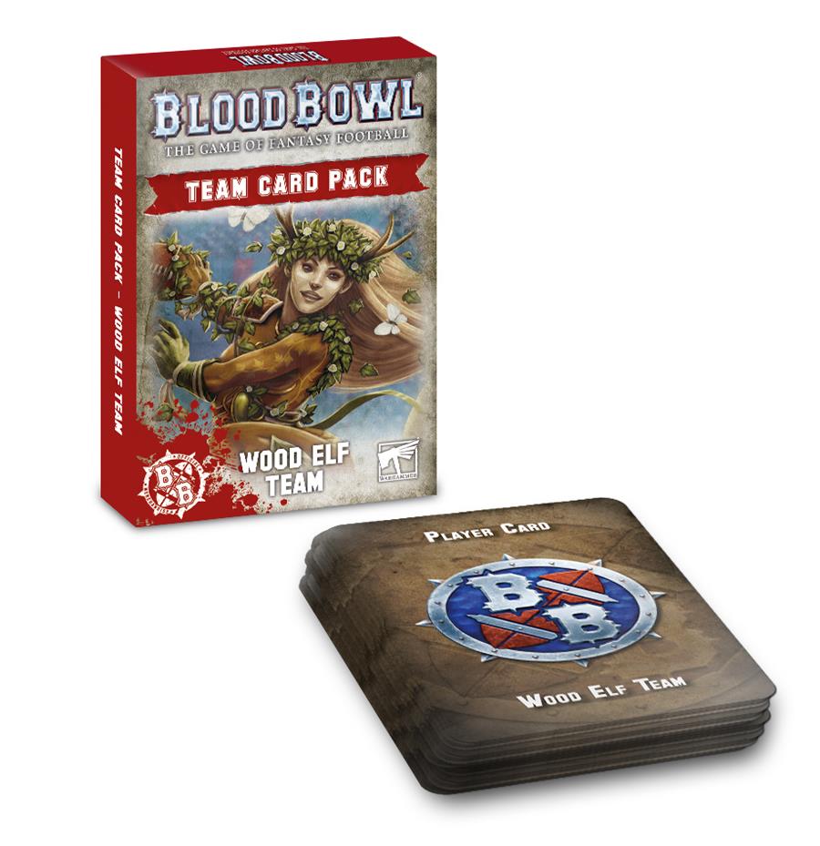 BLOOD BOWL: WOOD ELVES CARD PACK | 5011921121731 | GAMES WORKSHOP