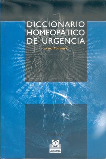 DICCIONARIO HOMEOPATICO DE URGENCIA | 9788480193924 | POMMIER, LOUIS