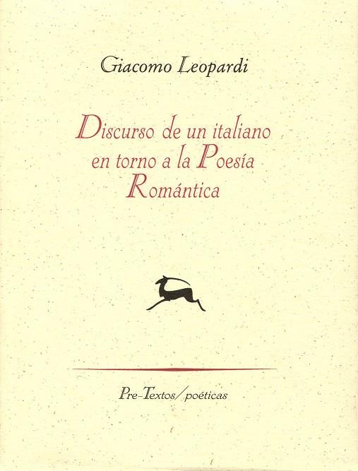 DISCURSO DE UN ITALIANO EN TORNO A LA POESIA ROMANTICA | 9788481912142 | GIACOMO LEOPARDI