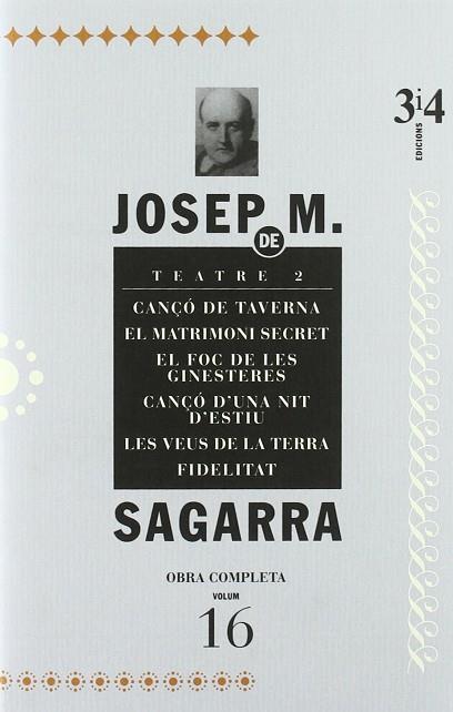 TEATRE 2, JOSEP M. SAGARRA | 9788475027685 | SAGARRA, JOSEP MARIA