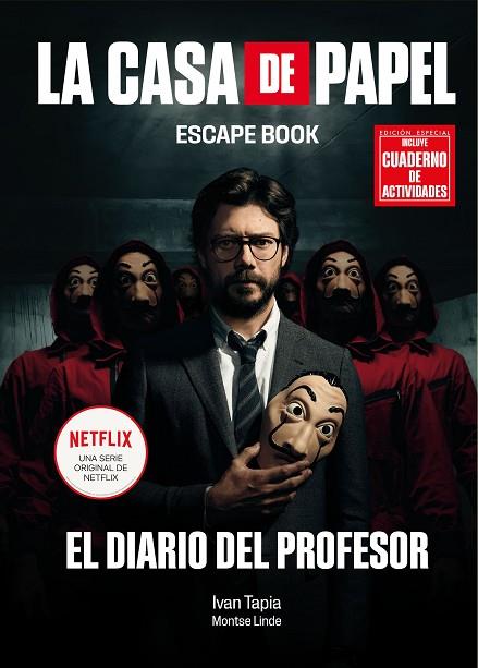 La casa de papel Escape book EL DIARIO DEL PROFESOR | 9788418260209 | Ivan Tapia