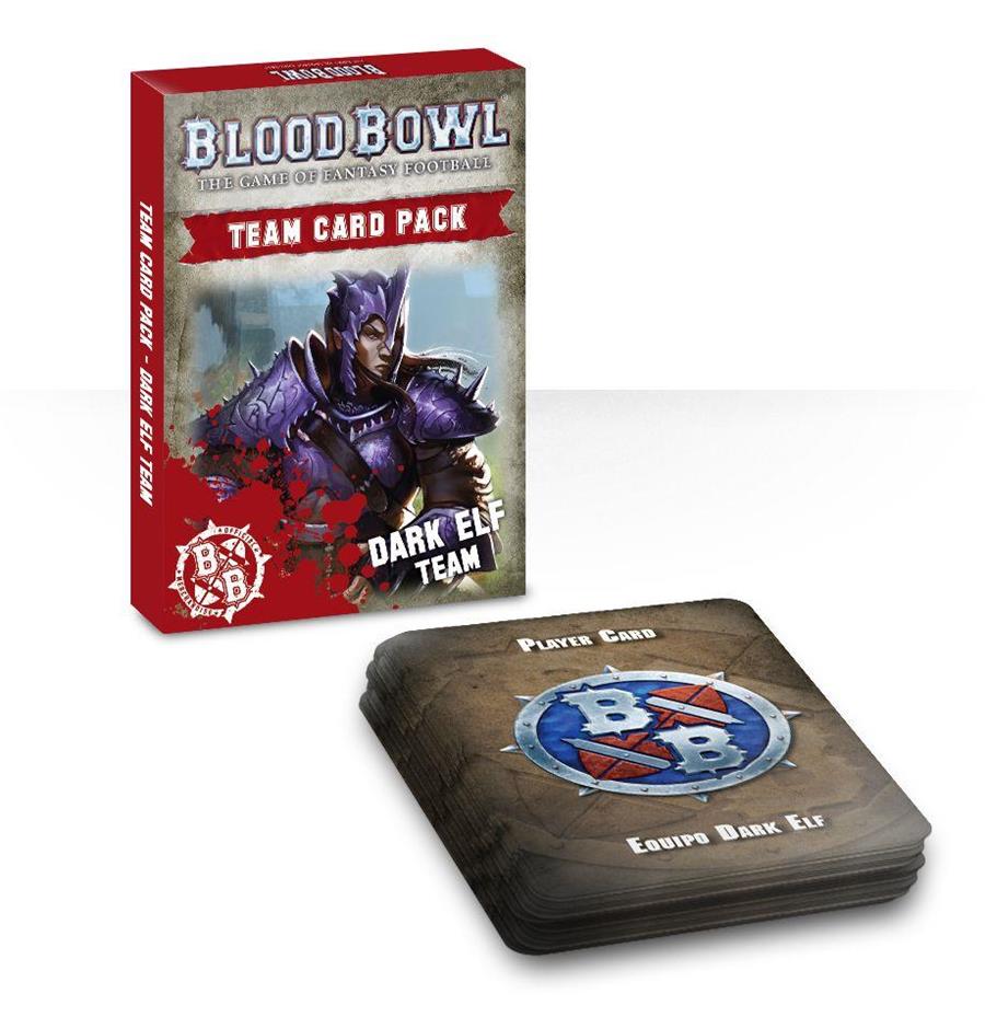 BLOOD BOWL: DARK ELF TEAM CARDS (ESP) | 5011921100965 | GAMES WORKSHOP