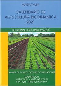 CALENDARIO DE AGRICULTURA BIODINAMICA 2021 | 9788412208931 | MARIA THUN