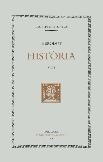 HISTORIA I | 9788472257573 | HERODOT