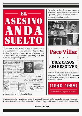 El asesino anda suelto | 9788418022999 | Paco Villar