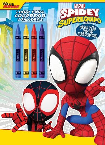 Spidey y su superequipo Libro para colorear con ceras | 9788416914999 | Marvel
