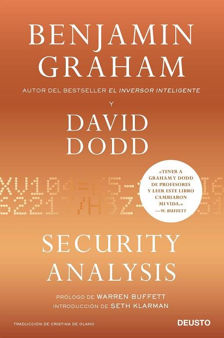 Security analysis | 9788423436422 | Benjamin Graham