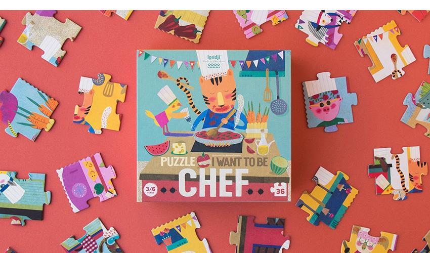PUZZLE I WANT TO BE CHEF | 8436530167678 | LONDJI