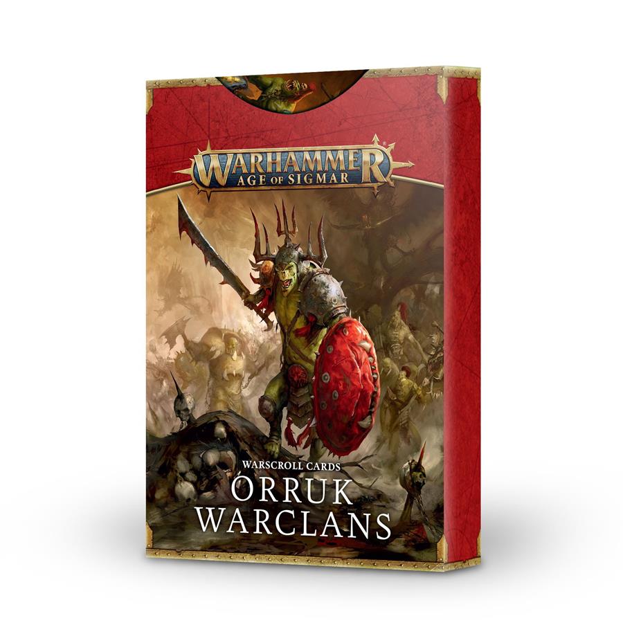 WARSCROLL CARDS: ORRUK WARCLANS (ENG) | 5011921154173 | GAMES WORKSHOP